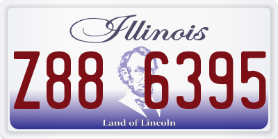 IL license plate Z886395