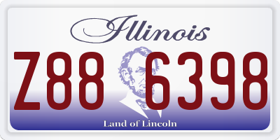 IL license plate Z886398