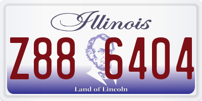 IL license plate Z886404