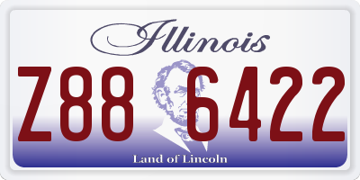IL license plate Z886422