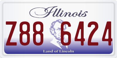 IL license plate Z886424
