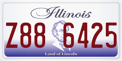 IL license plate Z886425