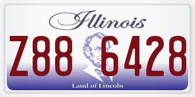 IL license plate Z886428