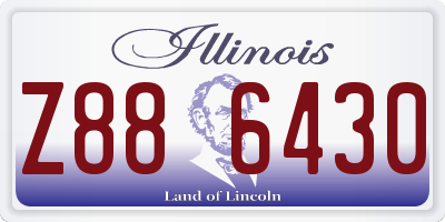 IL license plate Z886430
