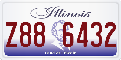 IL license plate Z886432