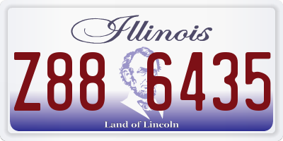 IL license plate Z886435