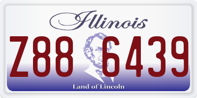 IL license plate Z886439