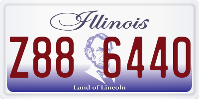 IL license plate Z886440