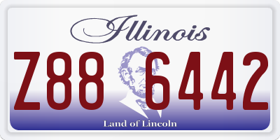 IL license plate Z886442