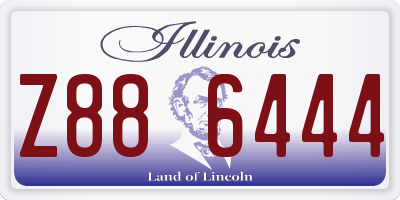 IL license plate Z886444