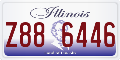 IL license plate Z886446