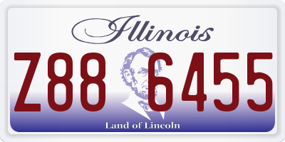 IL license plate Z886455