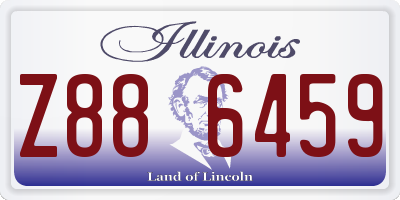 IL license plate Z886459