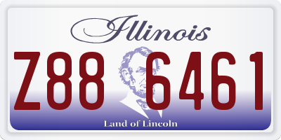 IL license plate Z886461