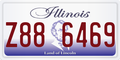 IL license plate Z886469