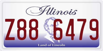 IL license plate Z886479