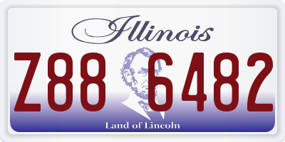 IL license plate Z886482