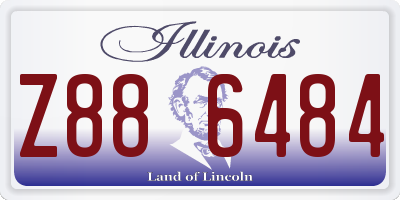 IL license plate Z886484