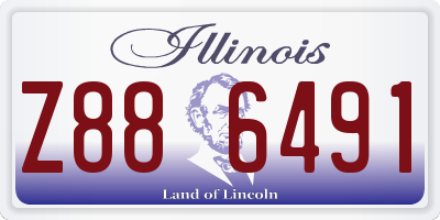 IL license plate Z886491