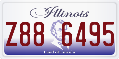 IL license plate Z886495