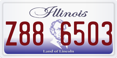 IL license plate Z886503