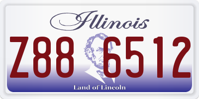 IL license plate Z886512