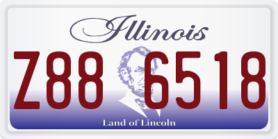 IL license plate Z886518