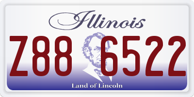 IL license plate Z886522