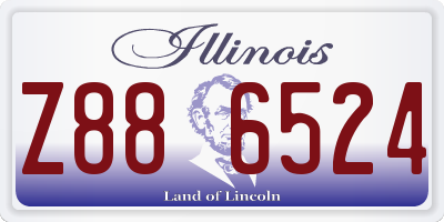 IL license plate Z886524