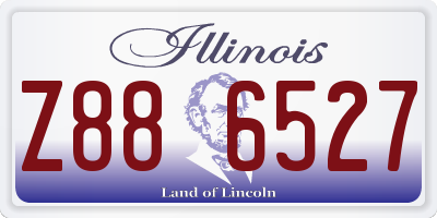 IL license plate Z886527