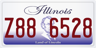 IL license plate Z886528