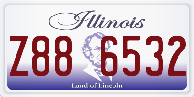 IL license plate Z886532