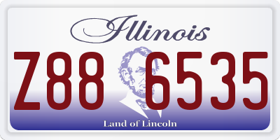 IL license plate Z886535
