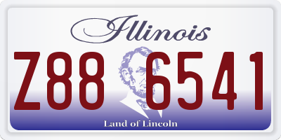 IL license plate Z886541