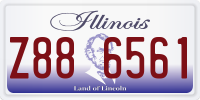 IL license plate Z886561