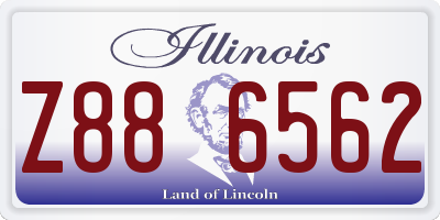 IL license plate Z886562