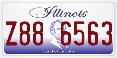 IL license plate Z886563