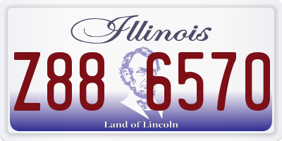 IL license plate Z886570