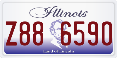 IL license plate Z886590