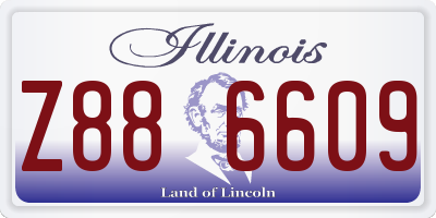 IL license plate Z886609