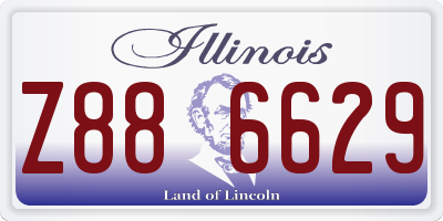 IL license plate Z886629