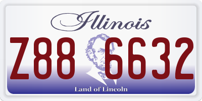 IL license plate Z886632