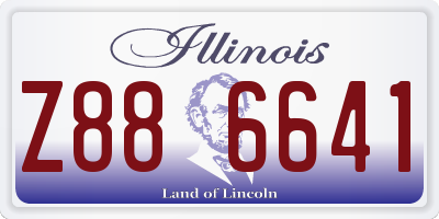 IL license plate Z886641