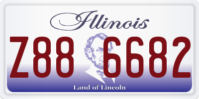 IL license plate Z886682