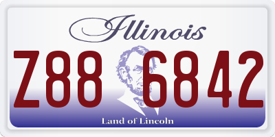 IL license plate Z886842