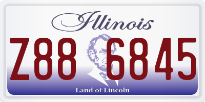 IL license plate Z886845