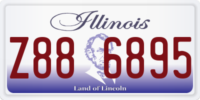 IL license plate Z886895