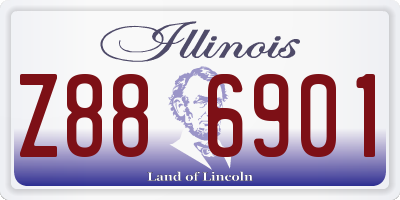 IL license plate Z886901