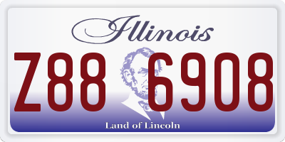 IL license plate Z886908