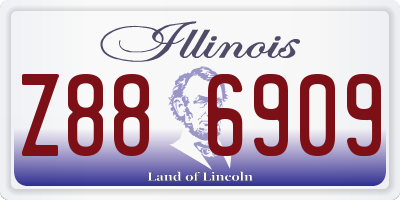 IL license plate Z886909